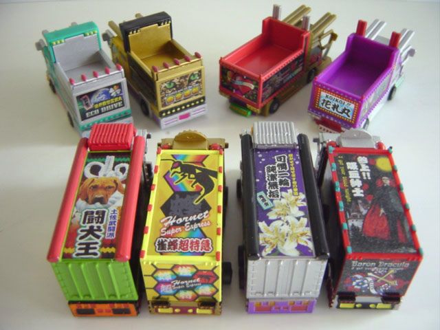 ♯Iti13GJカプセル爆走トラッカー20デラックス入全10種
