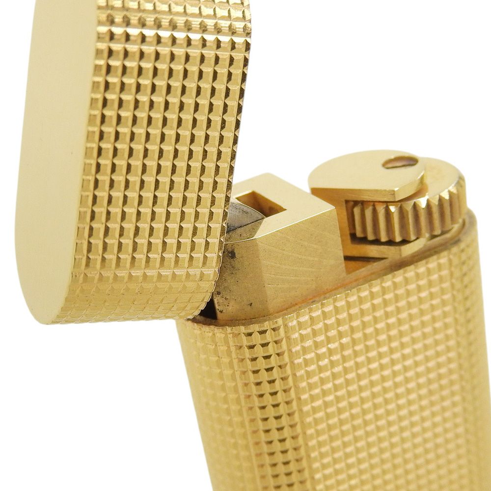 本物保証】 超美品 カルティエ CARTIER 格子柄 ガスライター ローラー  