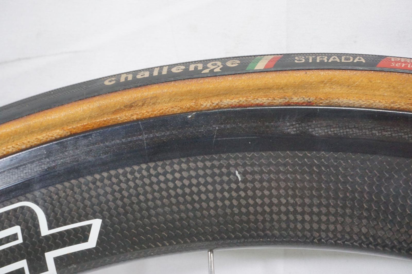 BOMAロード用 クリンチャーホイール 前輪 美品中古 BOMAロード用