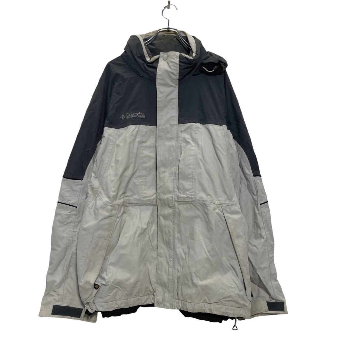 Columbia ジップアップ マウンテンパーカー・ジャケット XL グレー 