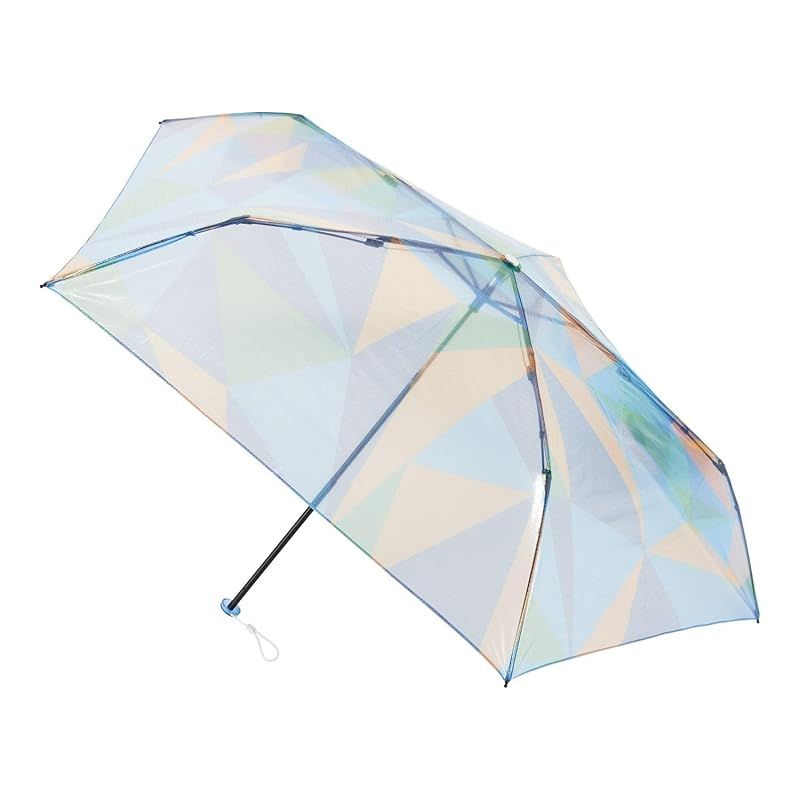 【ムーンバット】エスタ 雨傘 折りたたみ傘 軽量 ビニール傘プリント 31-230-10325 ブルー 0