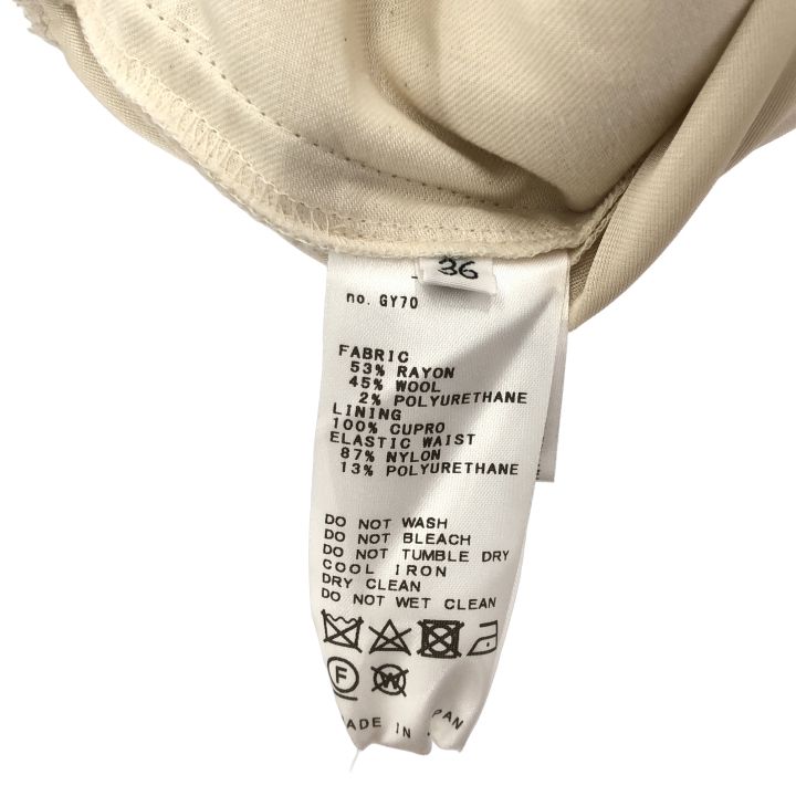 DEUXIEME CLASSE パンツ 22030500417030 WOOL/VI ﾀｯｸPT WHT - メルカリ 