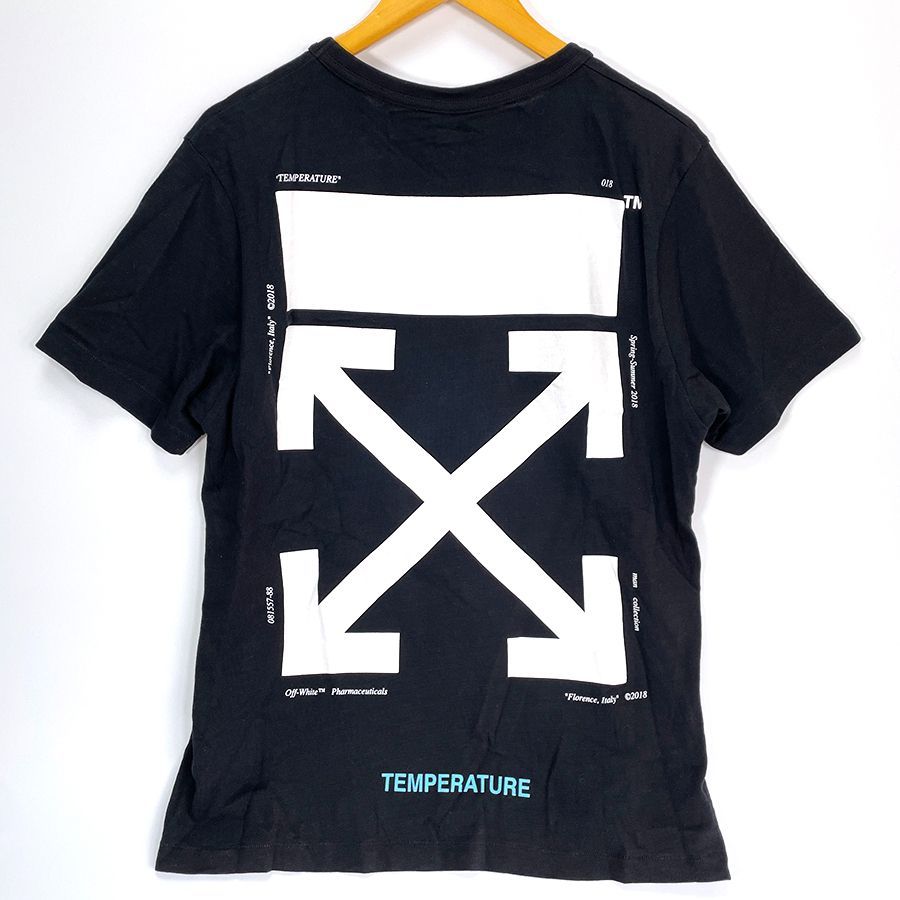 Aランク】OFF-WHITE TEMPERATURE オフホワイト Tシャツ カットソー 