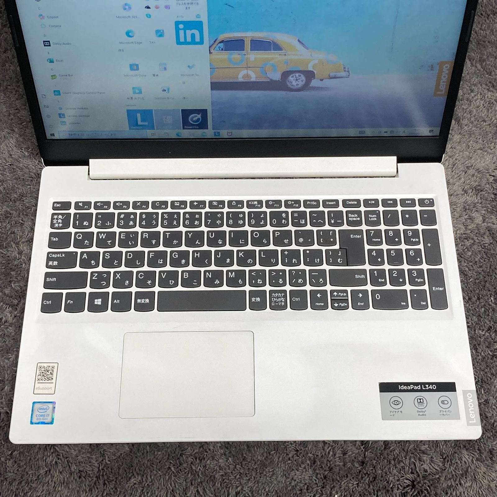 ⑥【1ヶ月保証】LENOVO ideaPad L340-15IWL i7 8565U メモリ8GB HDD
