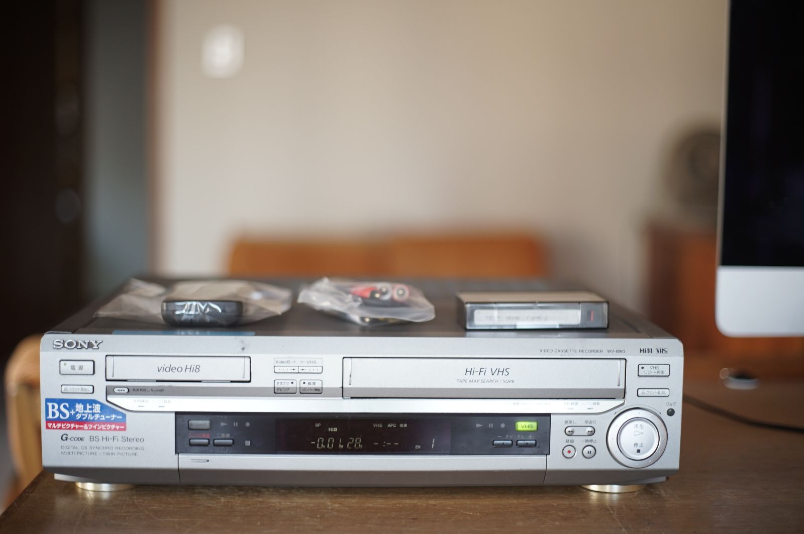 動作保証あり SONY WV-BW3 VHS/HI8 ダブルビデオデッキ - メルカリ