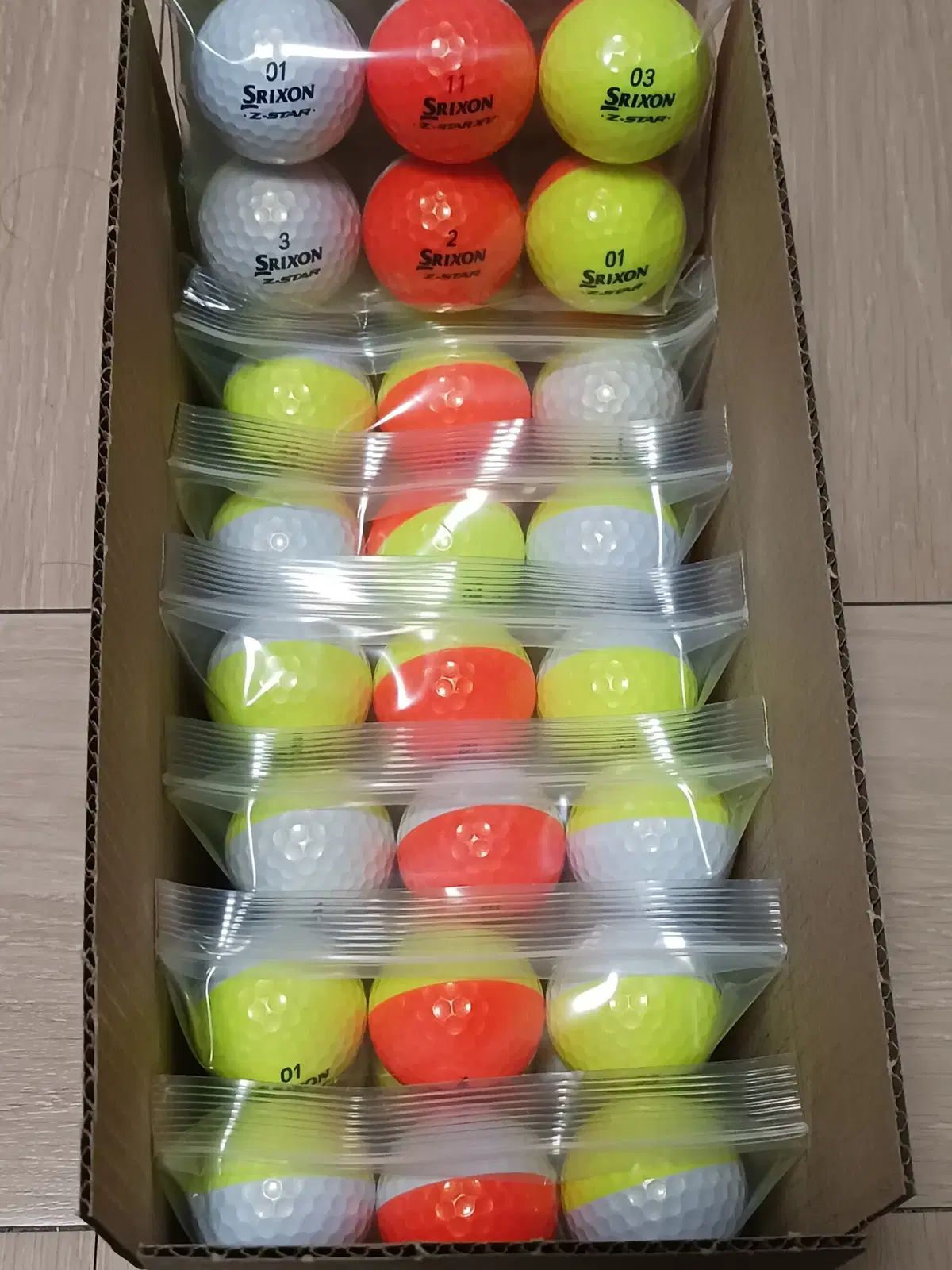SRIXON スリクソン A レベル ディバイド ジェットスター 6 区 7 セット 42 z スター ロストボール