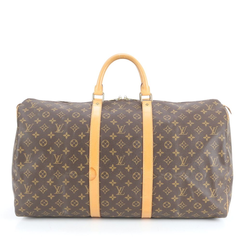 ルイヴィトン モノグラム キーポル 55 M41424 レザー ボストン バッグ 出張 旅行 トート ビジネス A4 メンズ VEE CT37-8