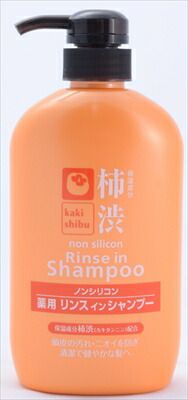 大人気商品  薬用柿渋リンスインシャンプー 【 コスメステーション 】 【 シャンプー 】コスメＳ 薬用柿渋リンスインシャンプー６００ＭＬ×16点セット  tt 