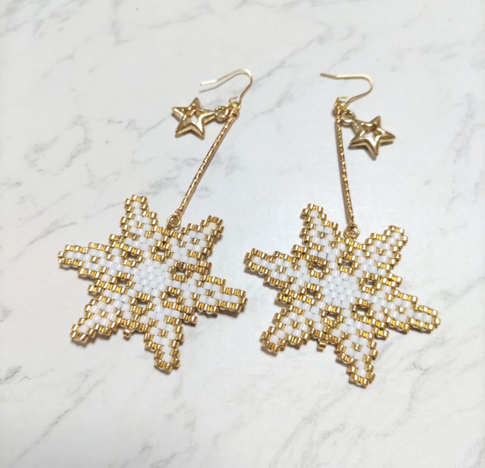 ハンドメイド ピアス 2点セット(No.51) - メルカリ