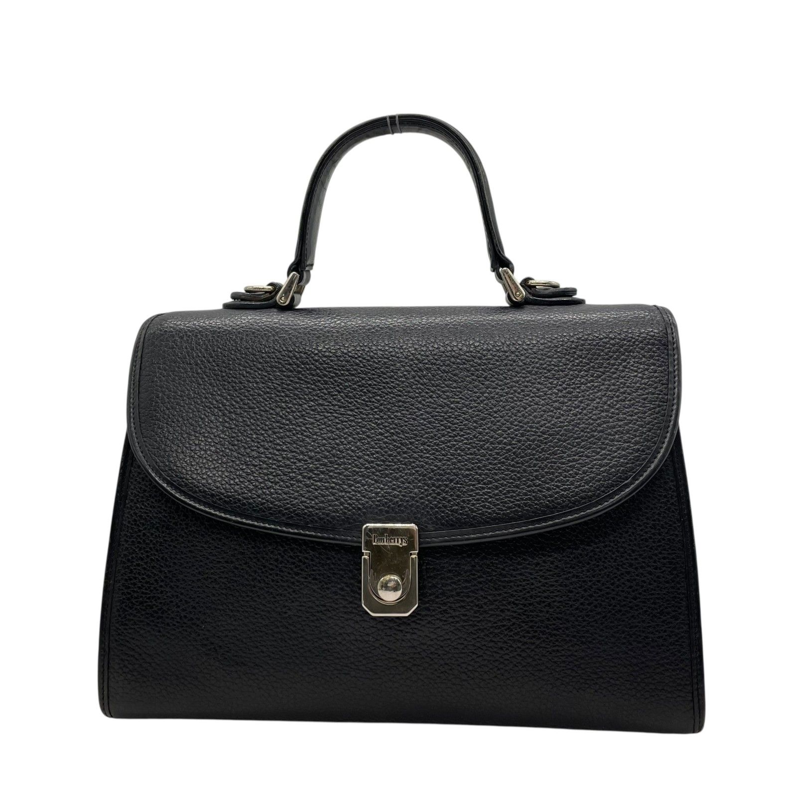 極美品 BURBERRYs レザー ボストンバッグ 2way ノバチェック 黒 BURBERRY バーバリー2way ボストンバッグノバチェック黒レザー