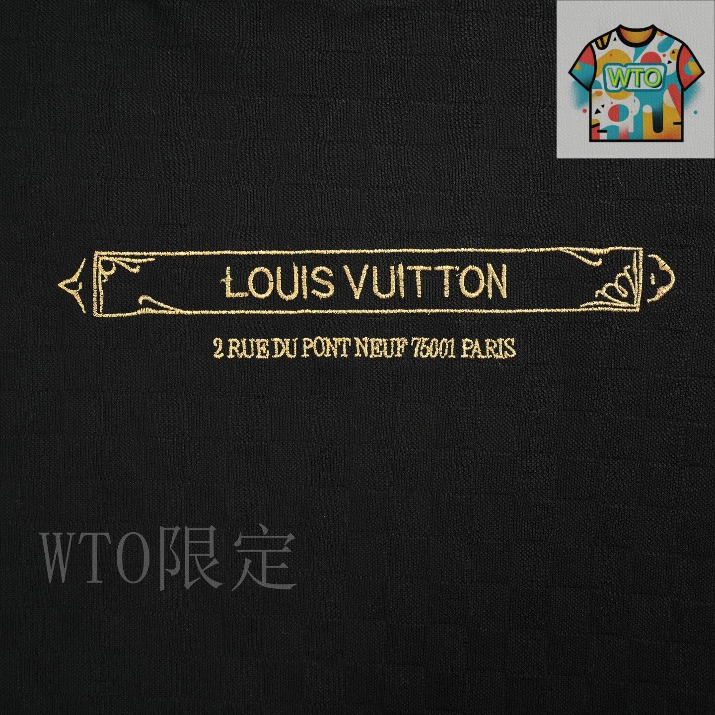 24-25AW☆人気☆Louis Vuitton☆ジャカードコットンクルーネック 今日特価】Louis Vuitton 25ss モノグラム透かしジャカード