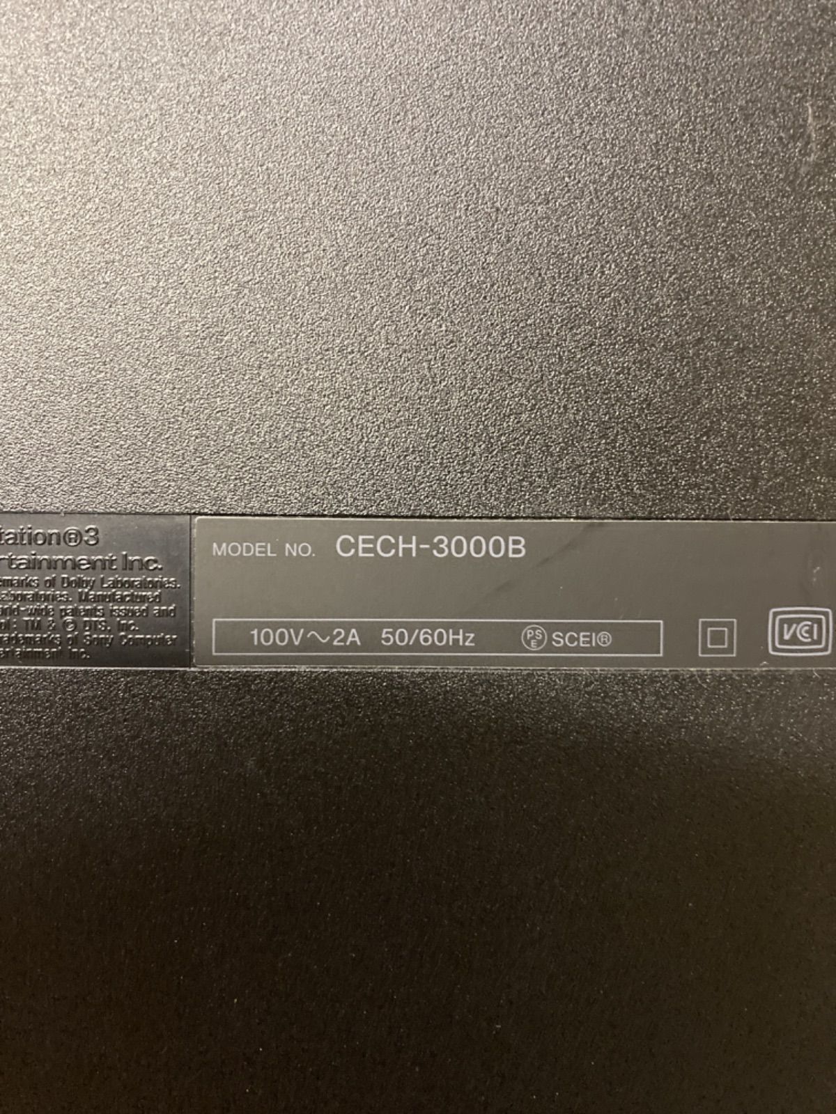 25 ②【ジャンク扱い】PlayStation3 PS3 本体のみ CECH-3000B