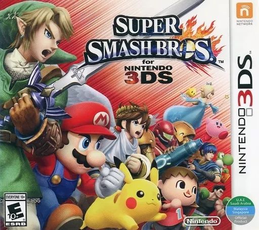 ニンテンドー3DSソフト　海外版　北米版　4枚セット　まとめ売り　中古　匿名配送 中古】ニンテンドー3DSソフト 北米版 SUPER SMASH BROS. for