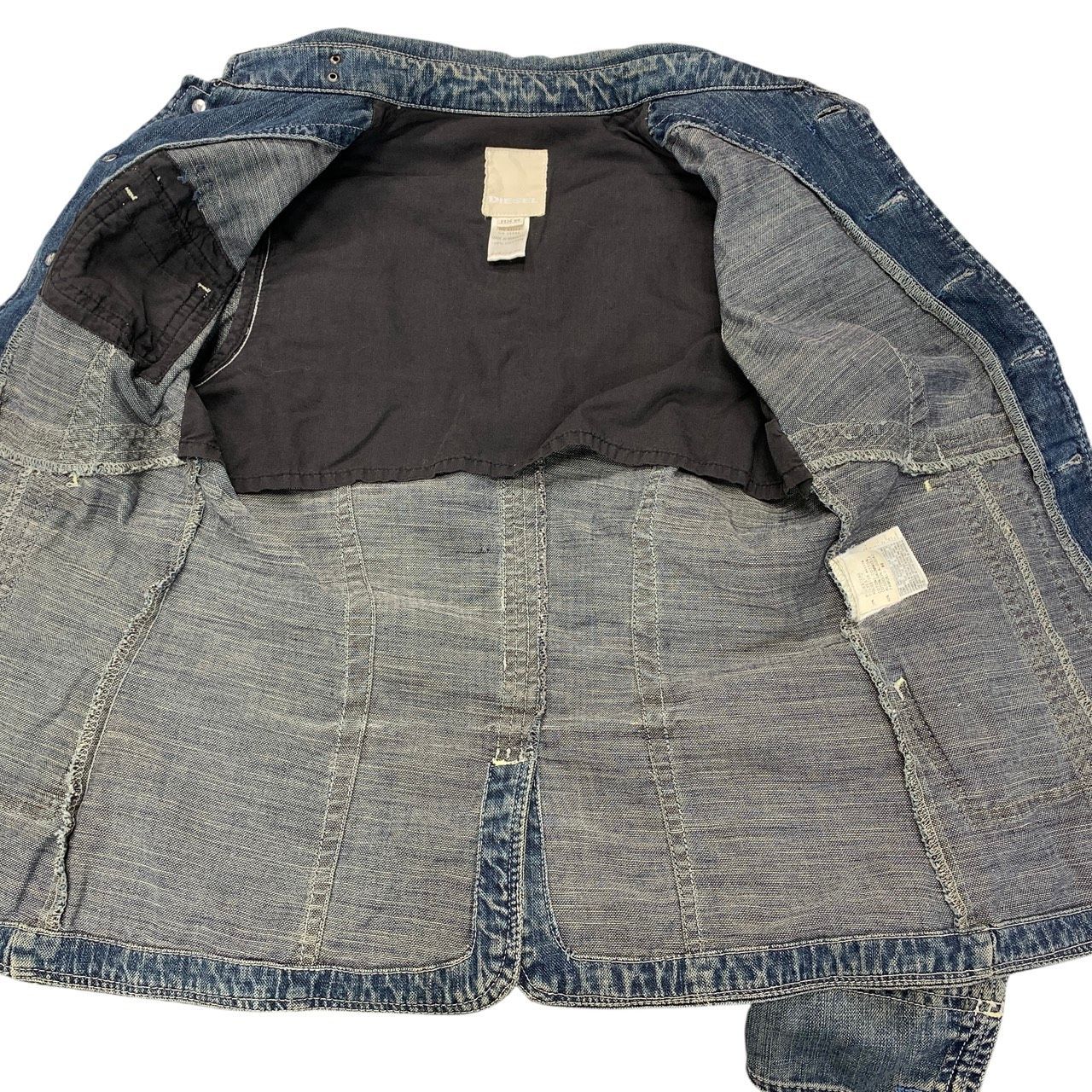 ♪3331 DIESEL ディーゼル デニムジャケット XSサイズ 中古 93243 