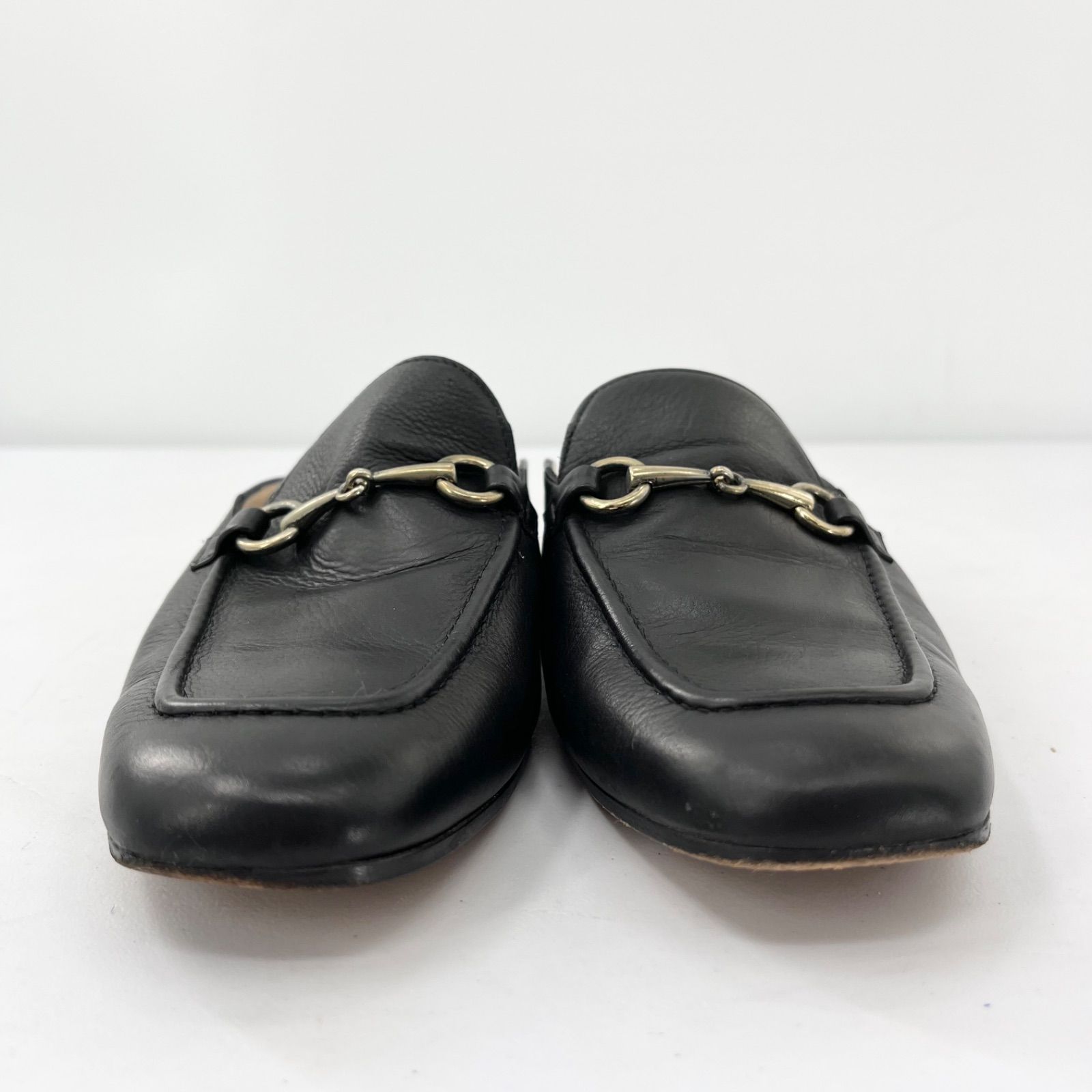 ブラック ローファー ミュール 37