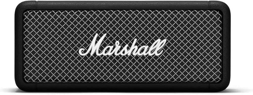 色: ブラック】Marshall ワイヤレスポータブル防水スピーカー Embe