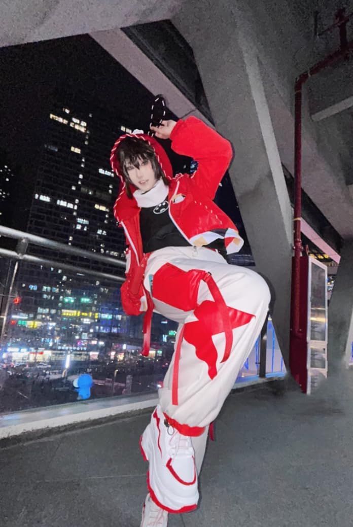 ♥ DOZZZY 眼鏡 キーチェーン小道具付き 第五人格コスプレ衣装 第五人格 囚人 ルカ?バルサー サンリオコラボ ルカ?バルサー×ポチャッコ 衣 ハロウィン