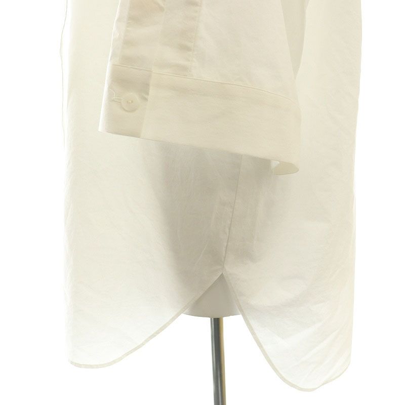 エンフォルド ENFOLD 25SS LAYERED HALF‐SLEEVES SHIRT シャツ 七分袖 38 ホワイト /HK ■OS レディース 25SS】ENFOLD エンフォルド / LAYERED HALF‐SLEEVES SHIRT