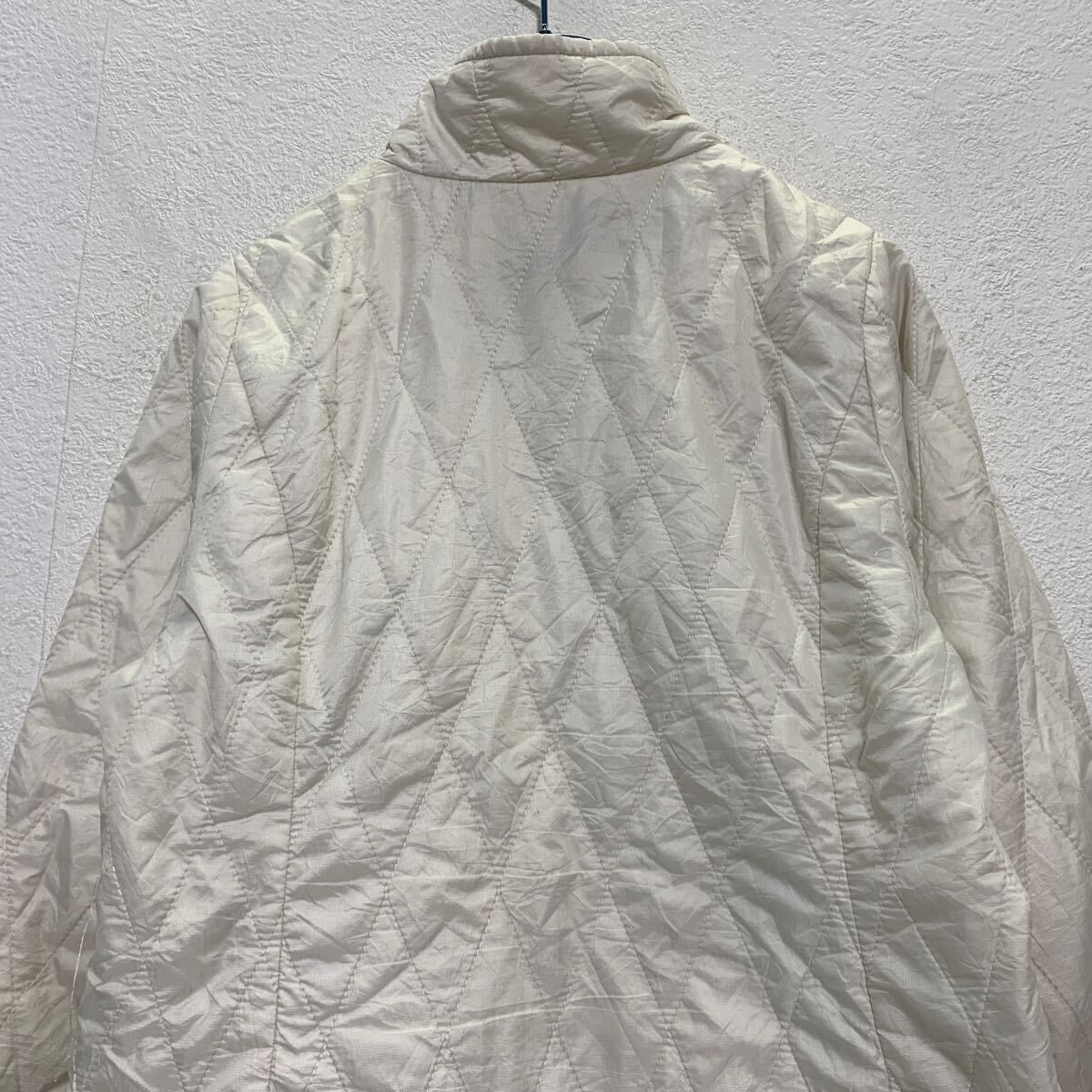 Patagonia 中綿 ジップアップ ナイロンジャケット XL 160～ キッズ ホワイト パタゴニア アウトドア 古着卸 アメリカ仕入 a606-6898