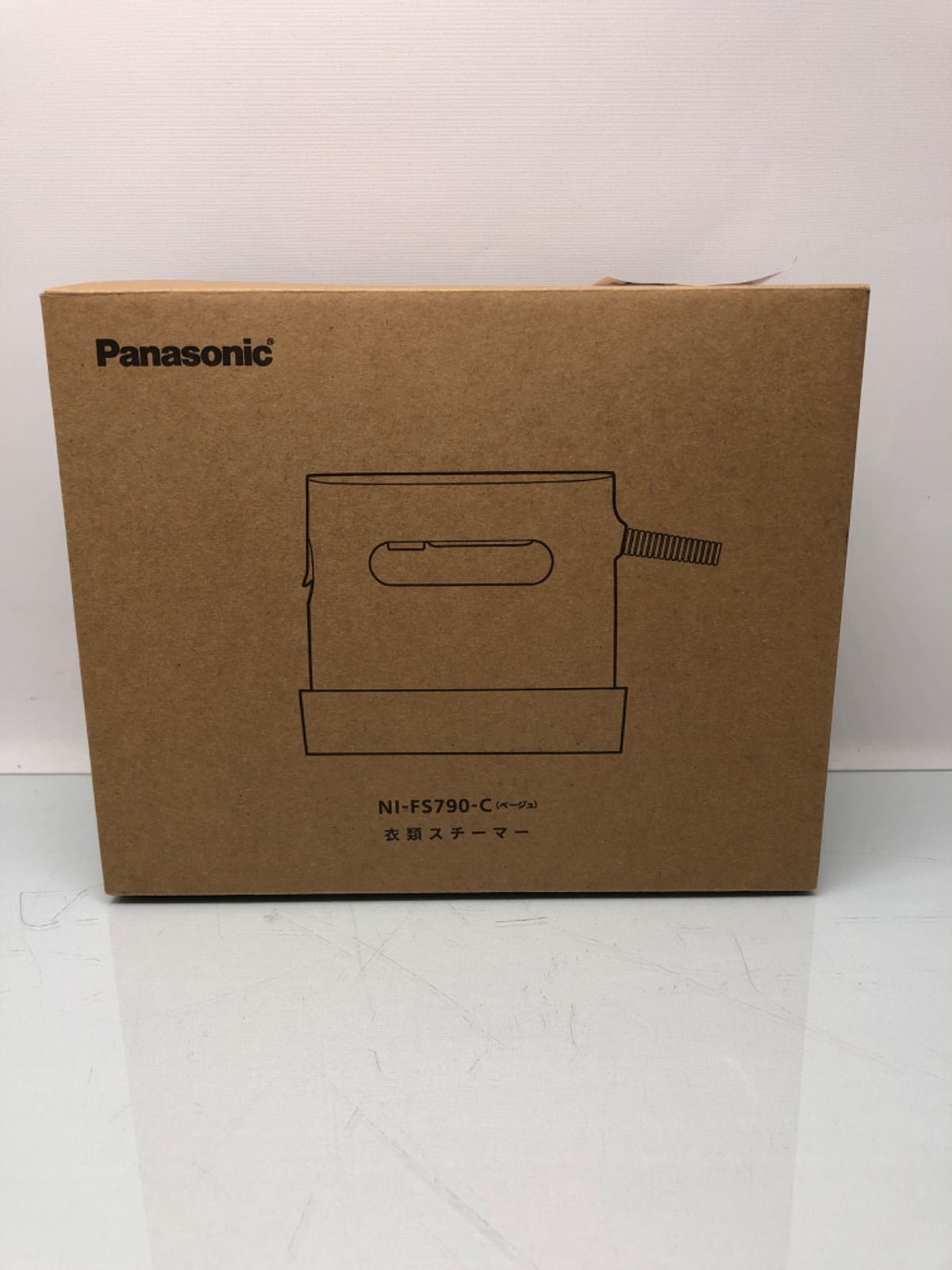 未使用 Panasonic 衣類スチーマー NI-FS790 ベージュ 2023年製 アイロン パナソニック