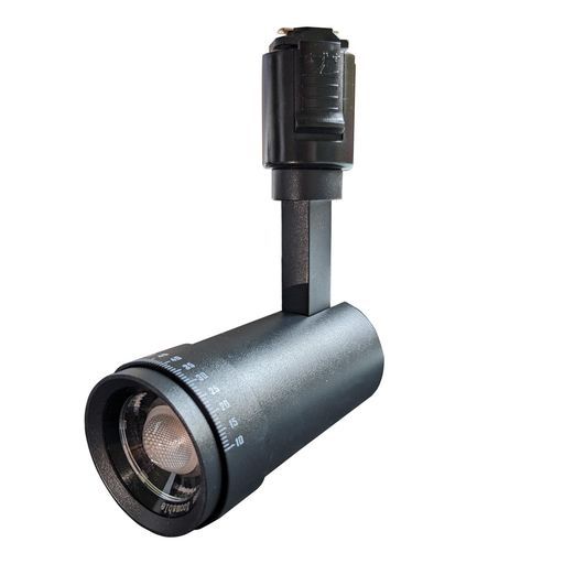 ダクトレール用スポットライトLEDスポットライト電球色100形相当配光調整可能照射角度調節可能10w可調光2.4GHz無線式遠隔操作1個セット(ブラック)