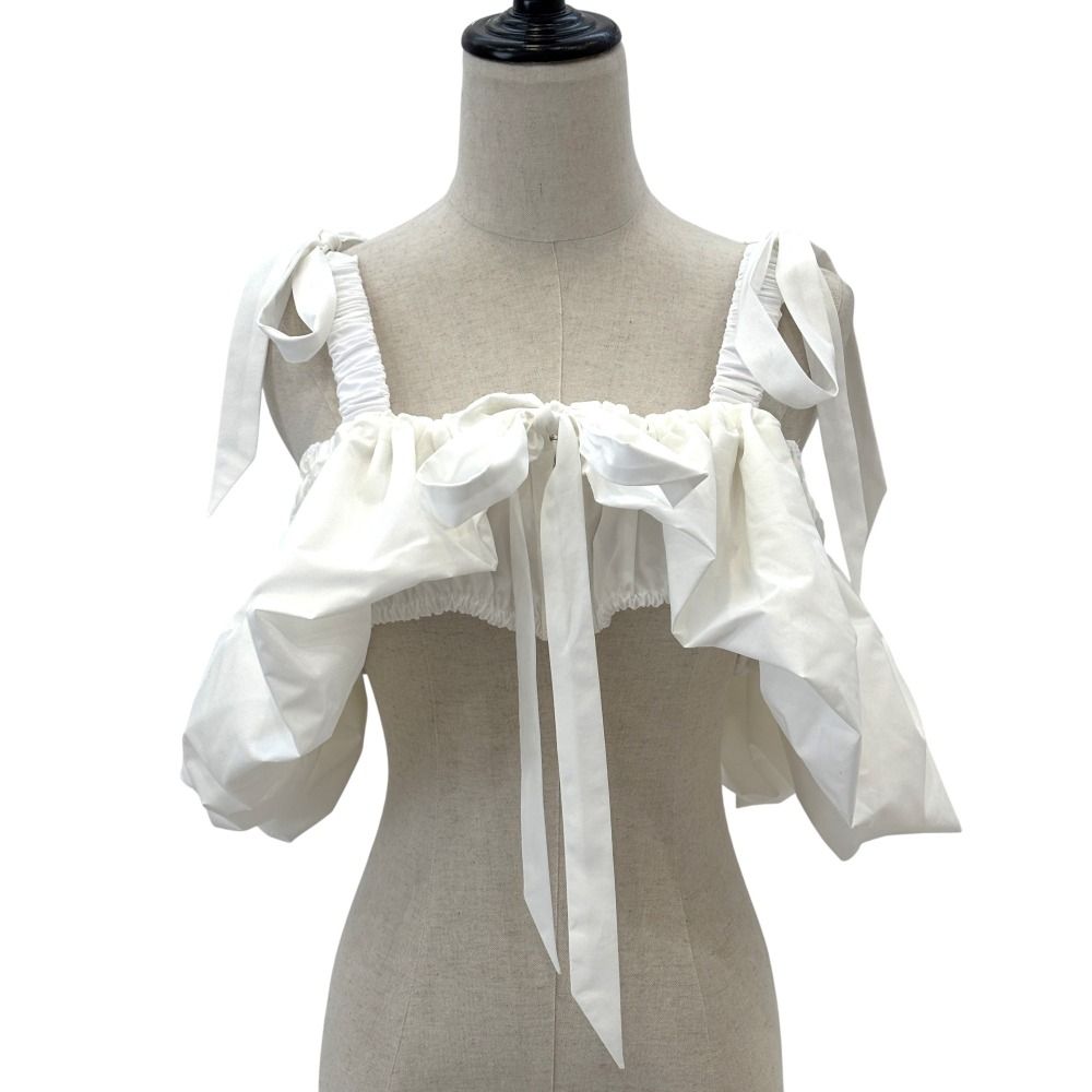 美品 HerPraha ハープラハ Flowing ribbon bustier ボリューム