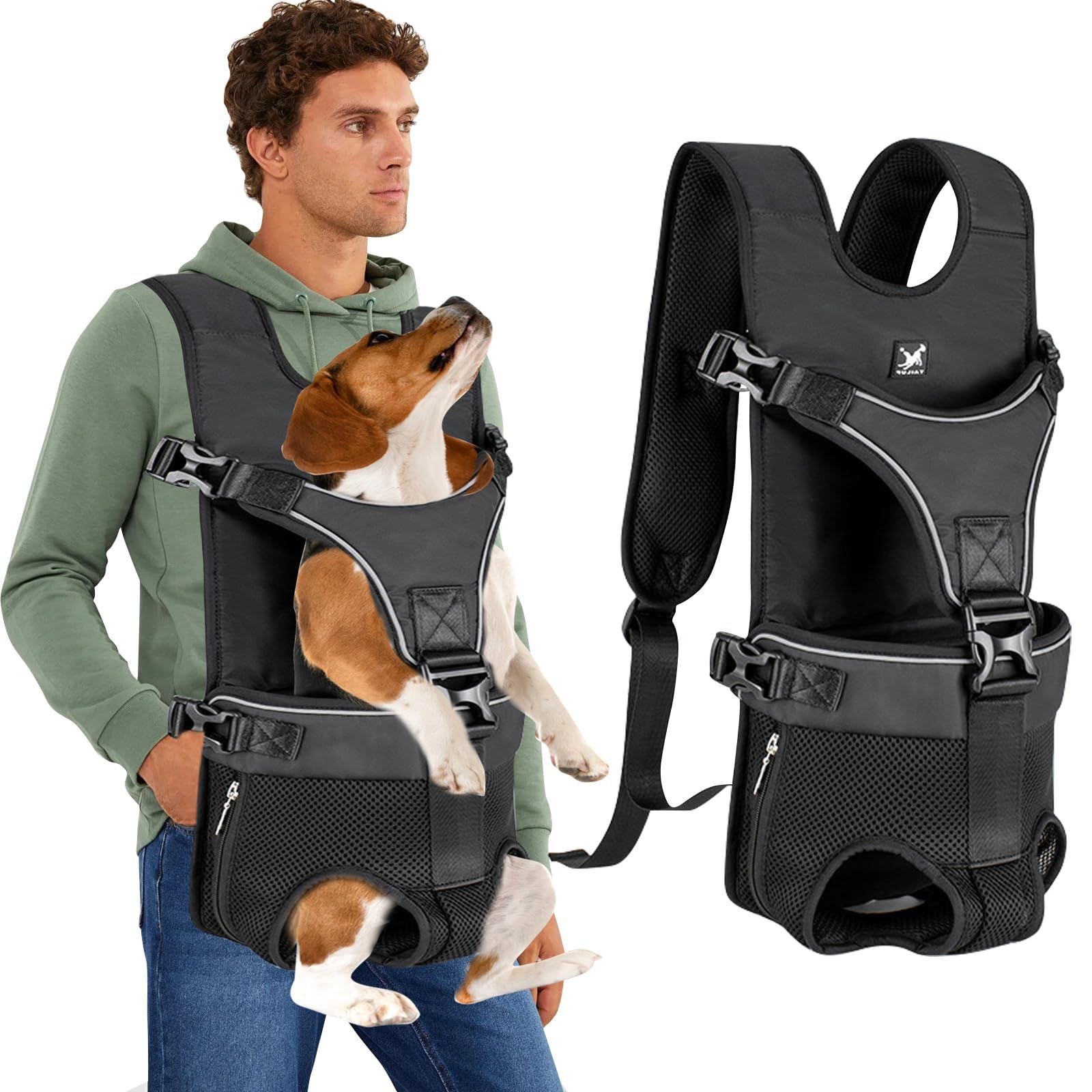 VanderHOME 犬 抱っこ紐 スリング 犬用 抱っこバッグ 猫 ペットキャリー ペット用 だっこひ VanderHOME 犬 抱っこ紐 ペット スリング 軽い 通気性 快適 スリング