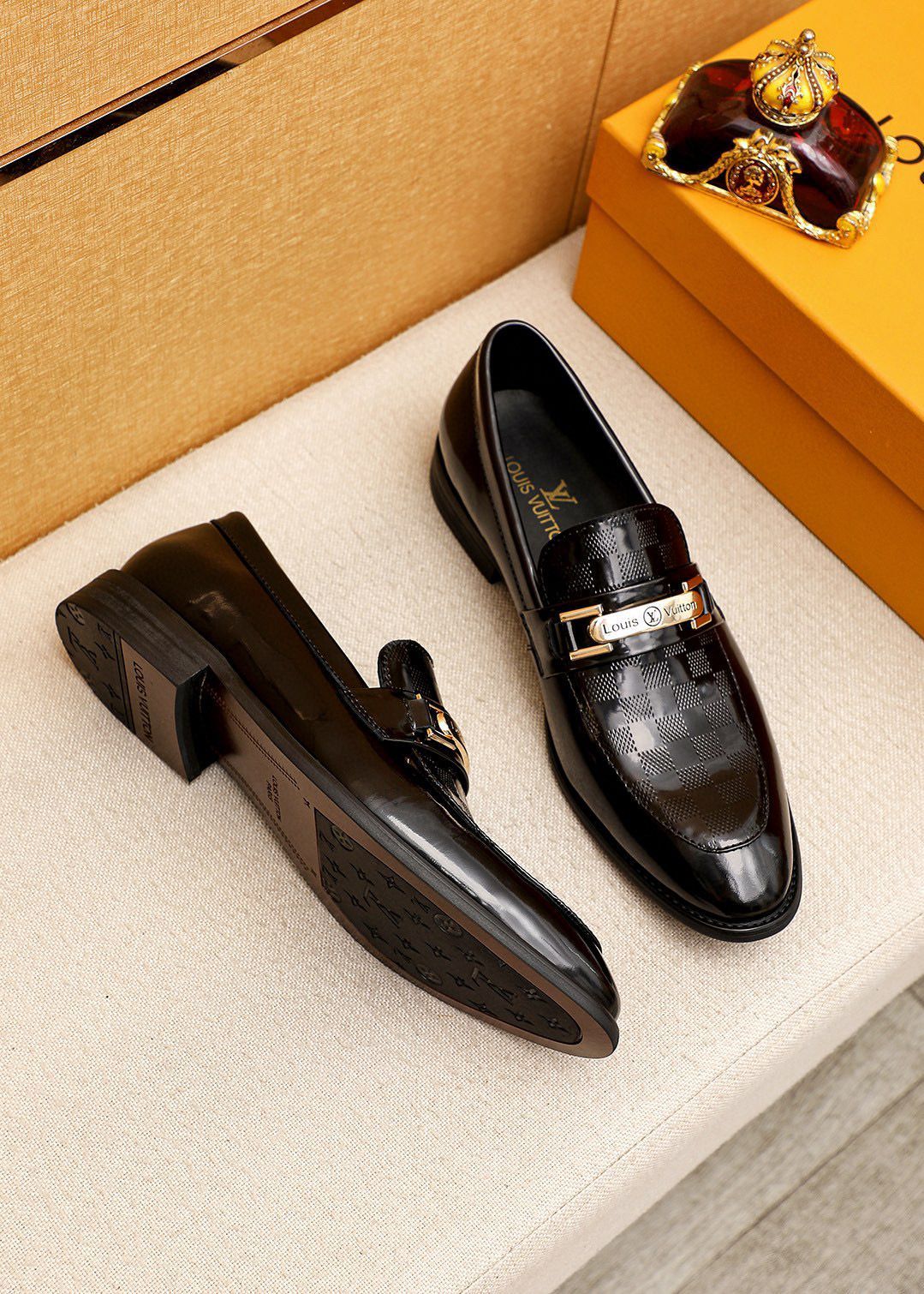 LOUIS VUITTON カジュアルシューズ Louis Vuitton LV Trainer スニーカー カジュアルシューズ24-2