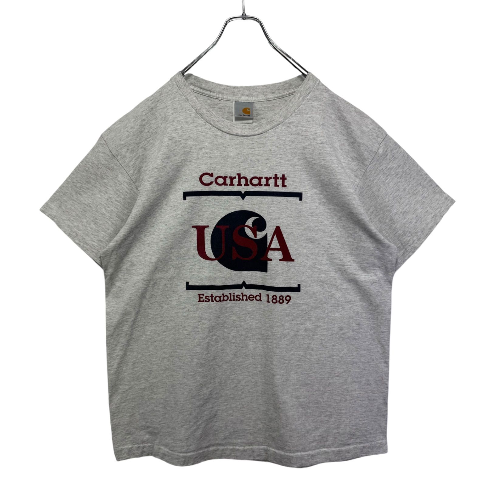 carhartt - カーハート Tシャツ デカロゴ フロントロゴ used vintage 古着 USA VINTAGE Carhartt LOGO POCKET DESIGN T SHIRT/アメリカ古着
