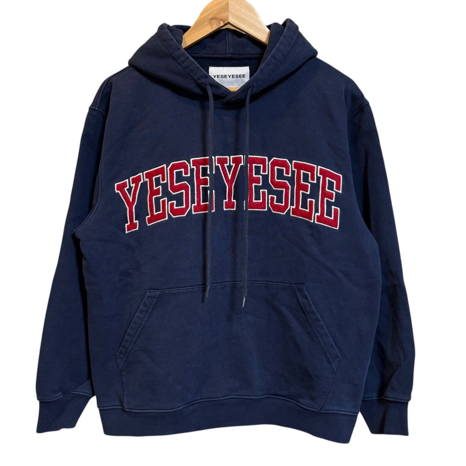 古着 YESEYESEE イエスアイシー パーカー フーディー スウェット 刺繍 