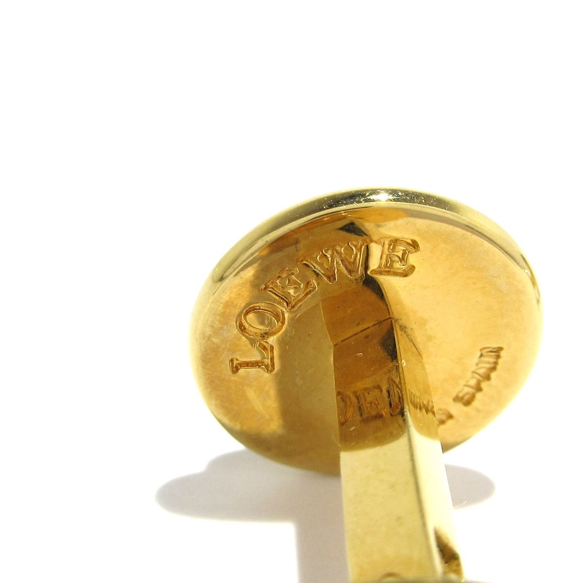 絶対お買い得！！ LOEWE ロエベ カフス - ゴールド×シルバー リアルな