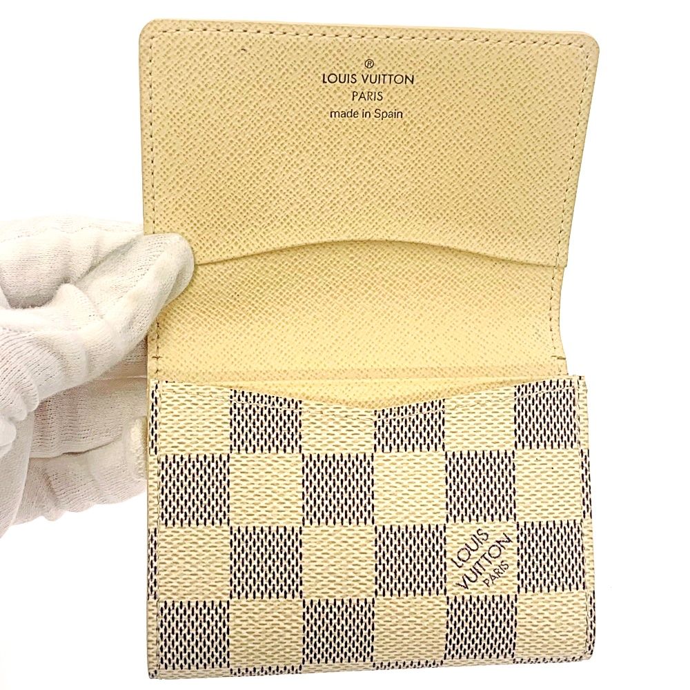 中古】LOUIS VUITTON ルイ・ヴィトン N61746 ダミエ レザー