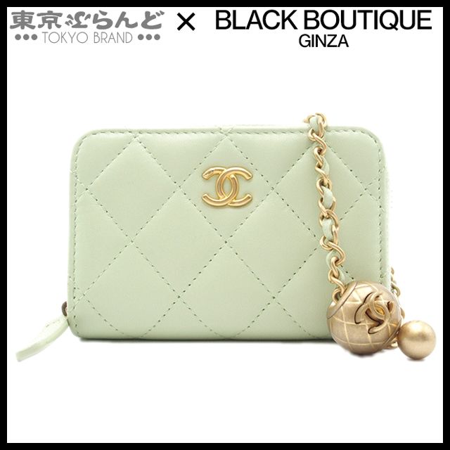 シャネル CHANEL ミニ マトラッセ チェーンウォレット AP2462 ライトグリーン ゴールド金具 ラムスキン 31番台 レディース 101697724 - メルカリ