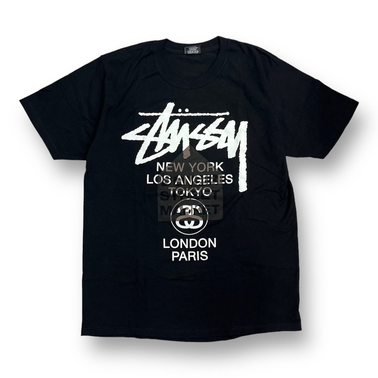 国内正規 STUSSY Dover Street Market T-shirt コラボ ワールドツアー