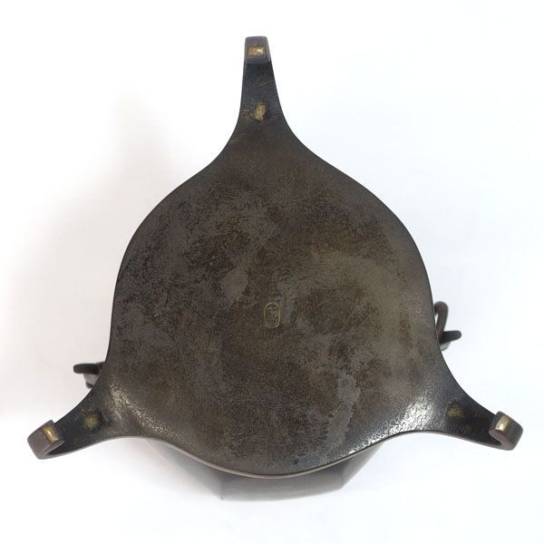 高岡銅器、薄端、３３センチ 楽天市場】花器・薄端□ 尺1富士山水 □剛信作 銅製 紙箱入り