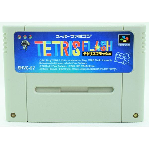SFCソフト「テトリスフラッシュ」中古動作品の出品です。
