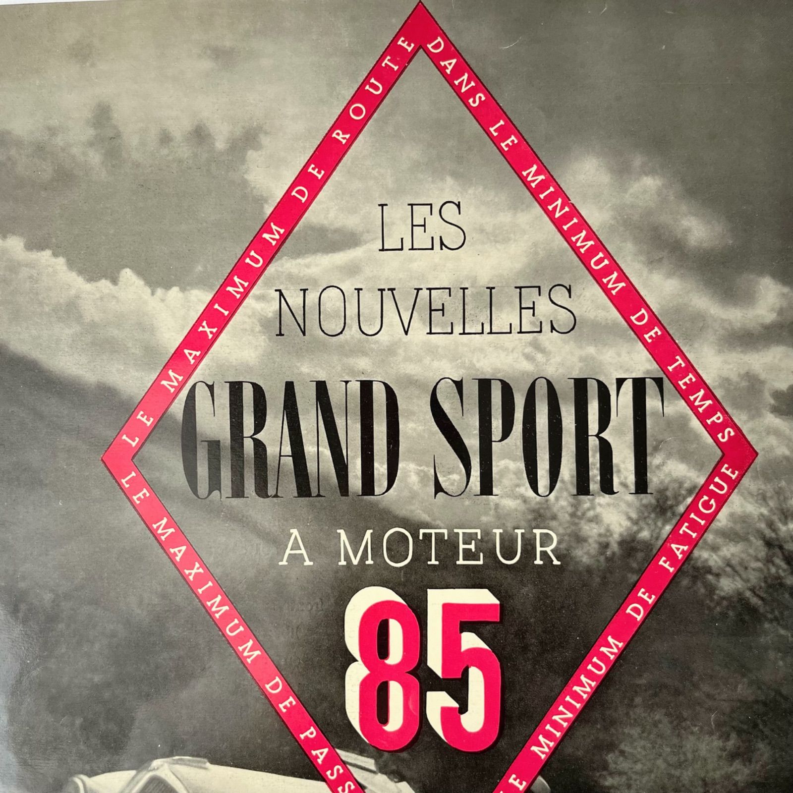 1935 広告＞RENAULT ルノー ポスター ヴィンテージ ビンテージ
