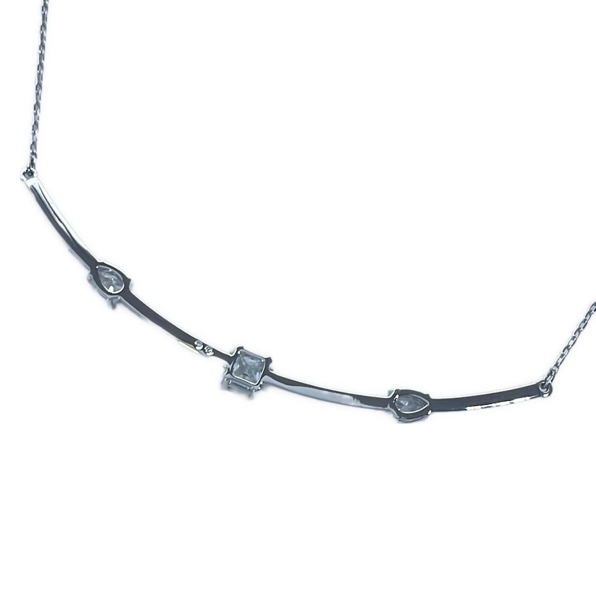  SWAROVSKI スワロフスキー ネックレス - シルバー×クリア ネックレス アクセサリー