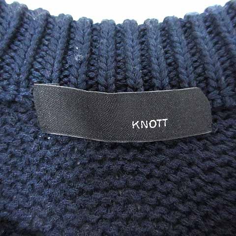 トゥモローランドknott ネイビーニットコート 楽天市場】【SALE／40%OFF】KNOTT MEN メルトン チェスター