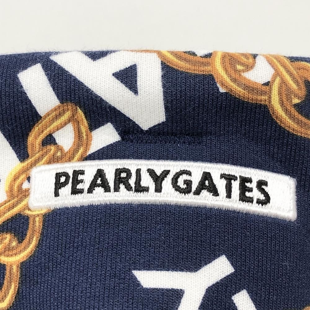 パーリーゲイツ ジップパーカー ネイビー×ブラウン 総柄 レディース 1(M) ゴルフウェア 2022年モデル PEARLY GATES - メルカリ