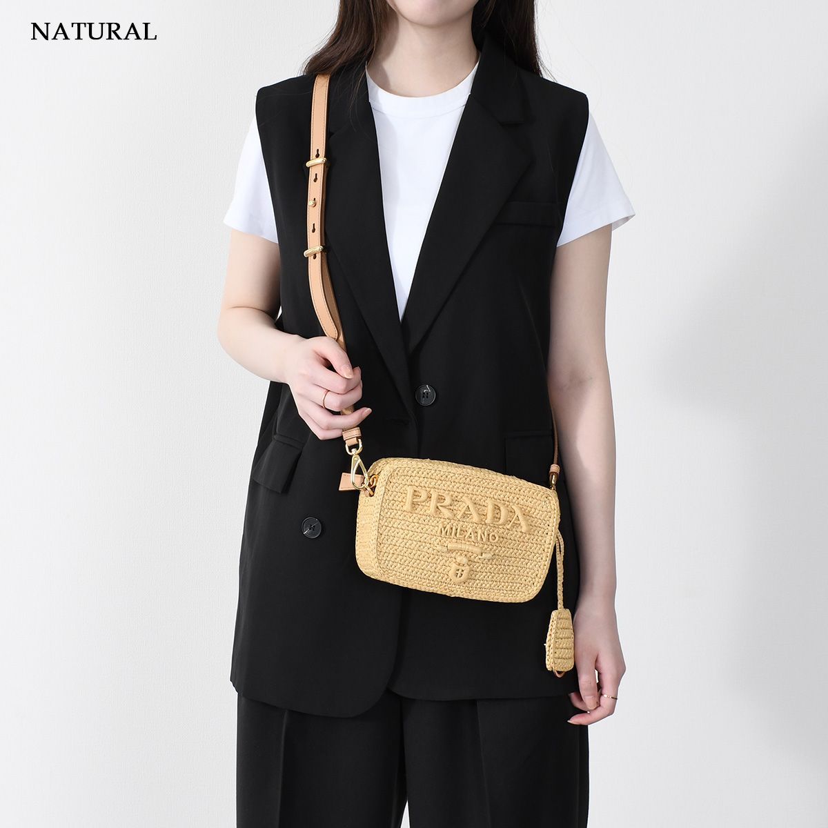 ★PRADA / プラダ ★クロシェ ショルダーバッグ 1BH196 PRADA プラダ バッグ クロシェ ショルダーバッグ 1BH196 2A2T