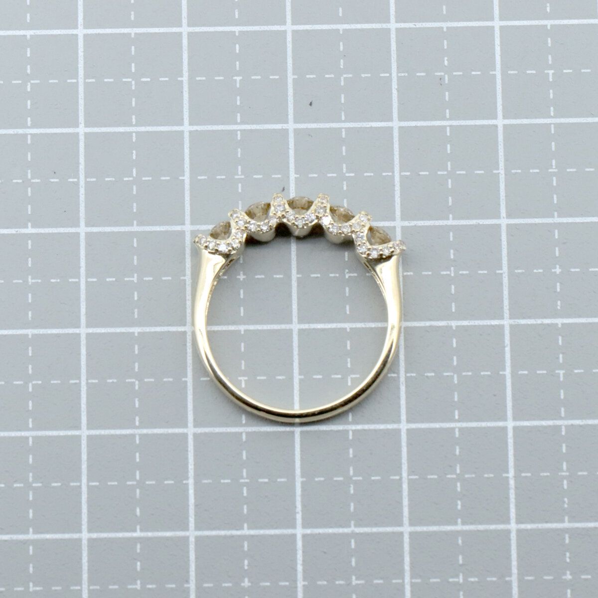 GSTV ダイヤモンド リング 指輪 0.70ct 13号 K18YG(18金 イエロー  