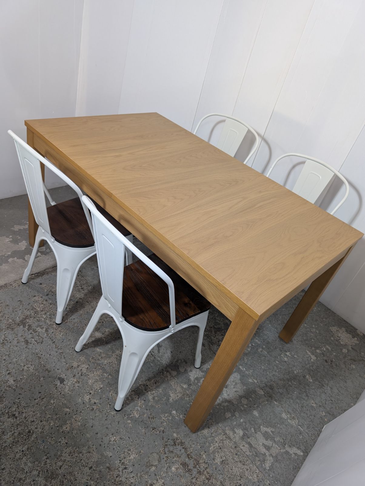 IKEA 伸縮式ダイニングテーブルセット（椅子4脚） IKEA 伸縮式