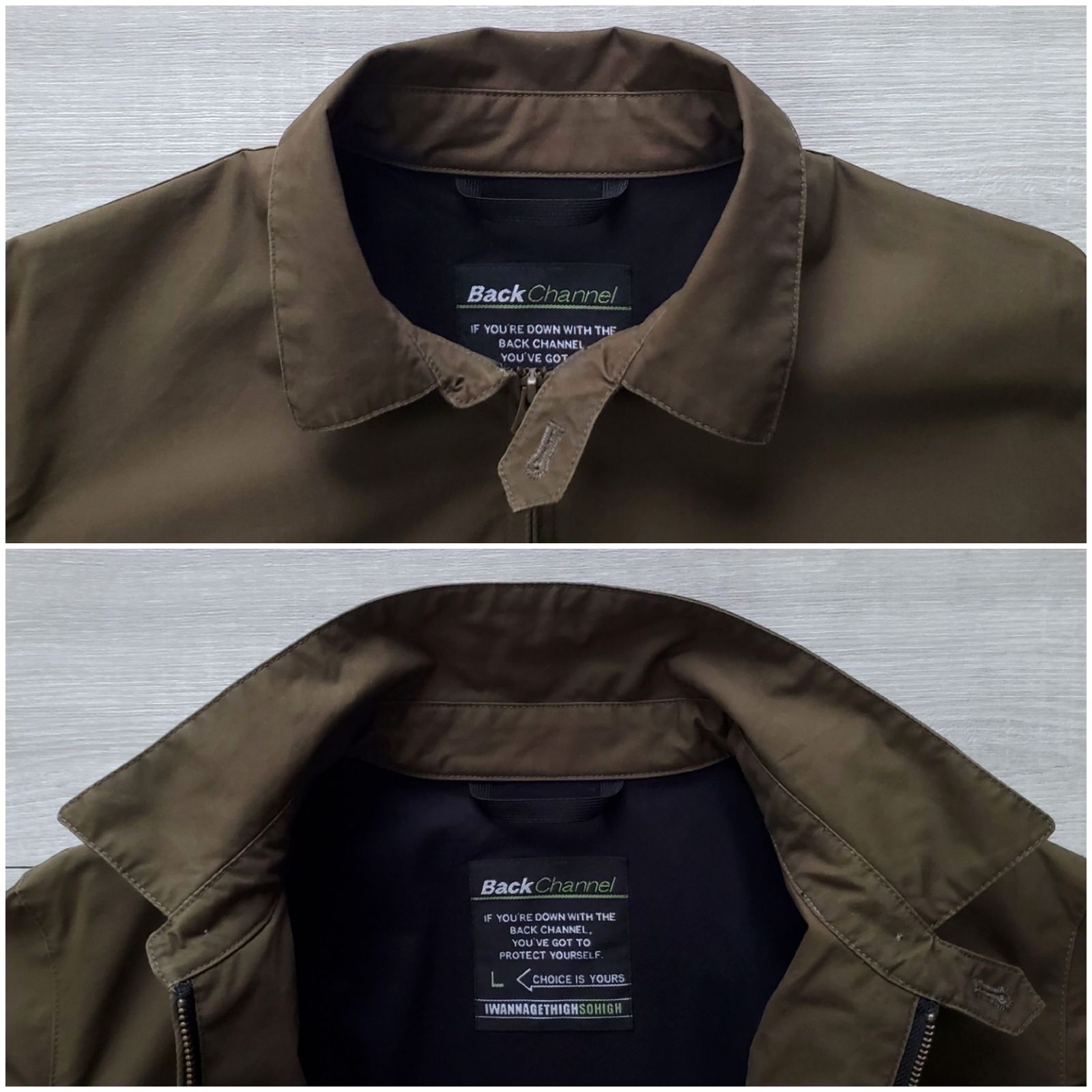 Back Channel バックチャンネル□良品 2021年 日本製 OILED COTTON 