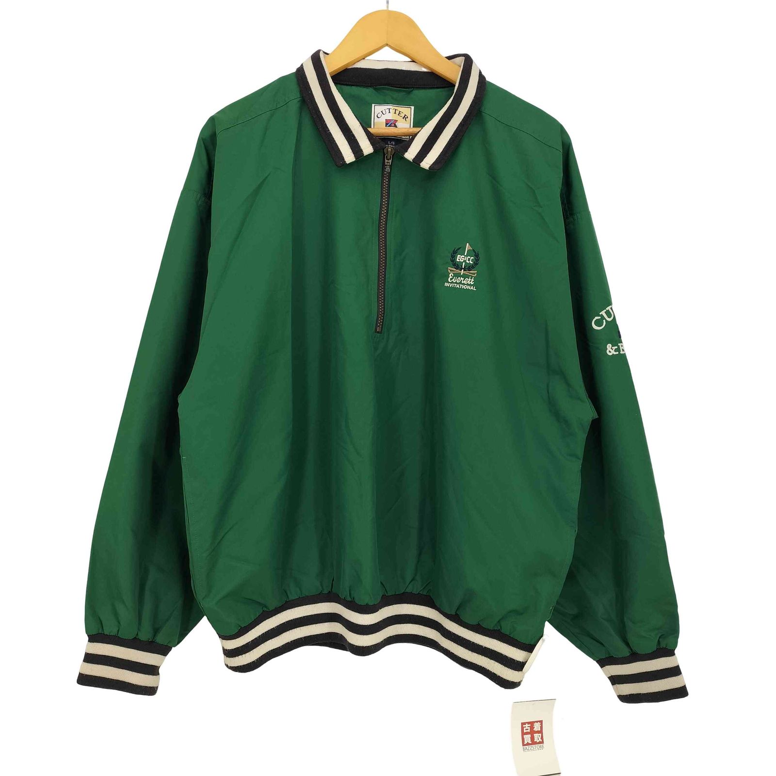 【初売り】 CUTTER＆BUCK カッターアンドバック 香港製 プル ハーフジップ メンズウェア