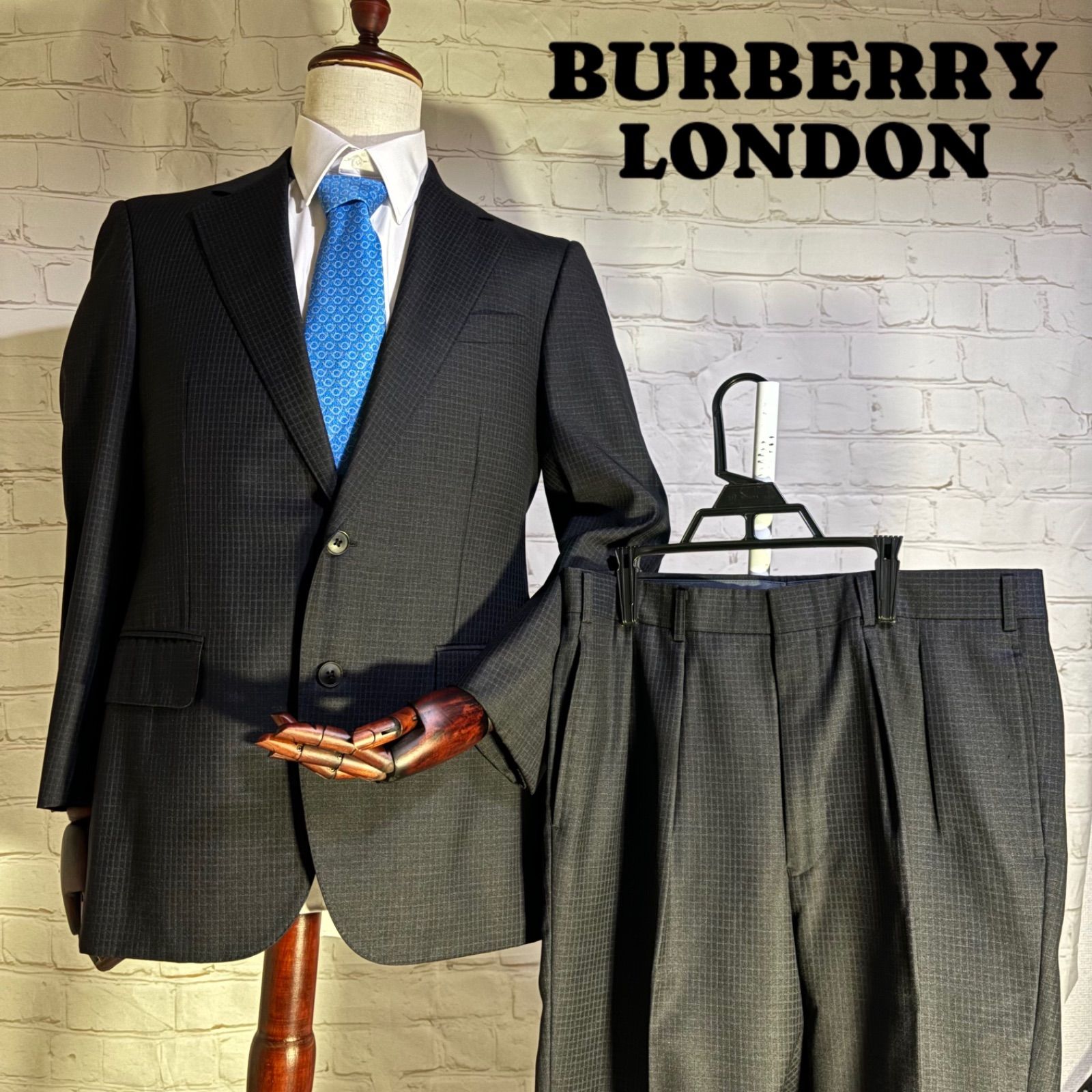 BURBERRYLONDONバーバリー セットアップ チェック柄 MS-9620 伝統のチェック柄】BURBERRY LONDON バーバリー スーツ