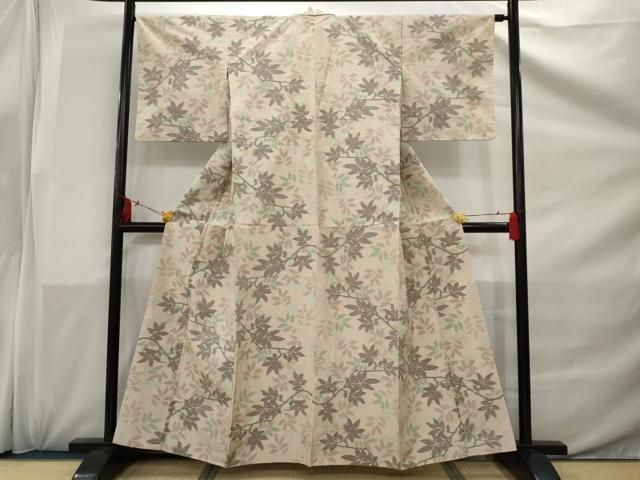 平和屋着物●本場染大島紬　訪問着　作家物　楽器文　銀彩　正絹　逸品　AAAY1924ck 平和屋着物○本場染大島紬 訪問着 作家物 楽器文 銀彩 正絹 逸品