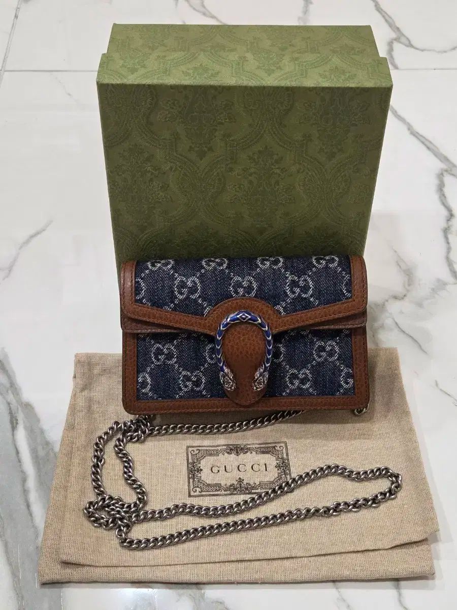 グッチディオニソス デニム ミニバック