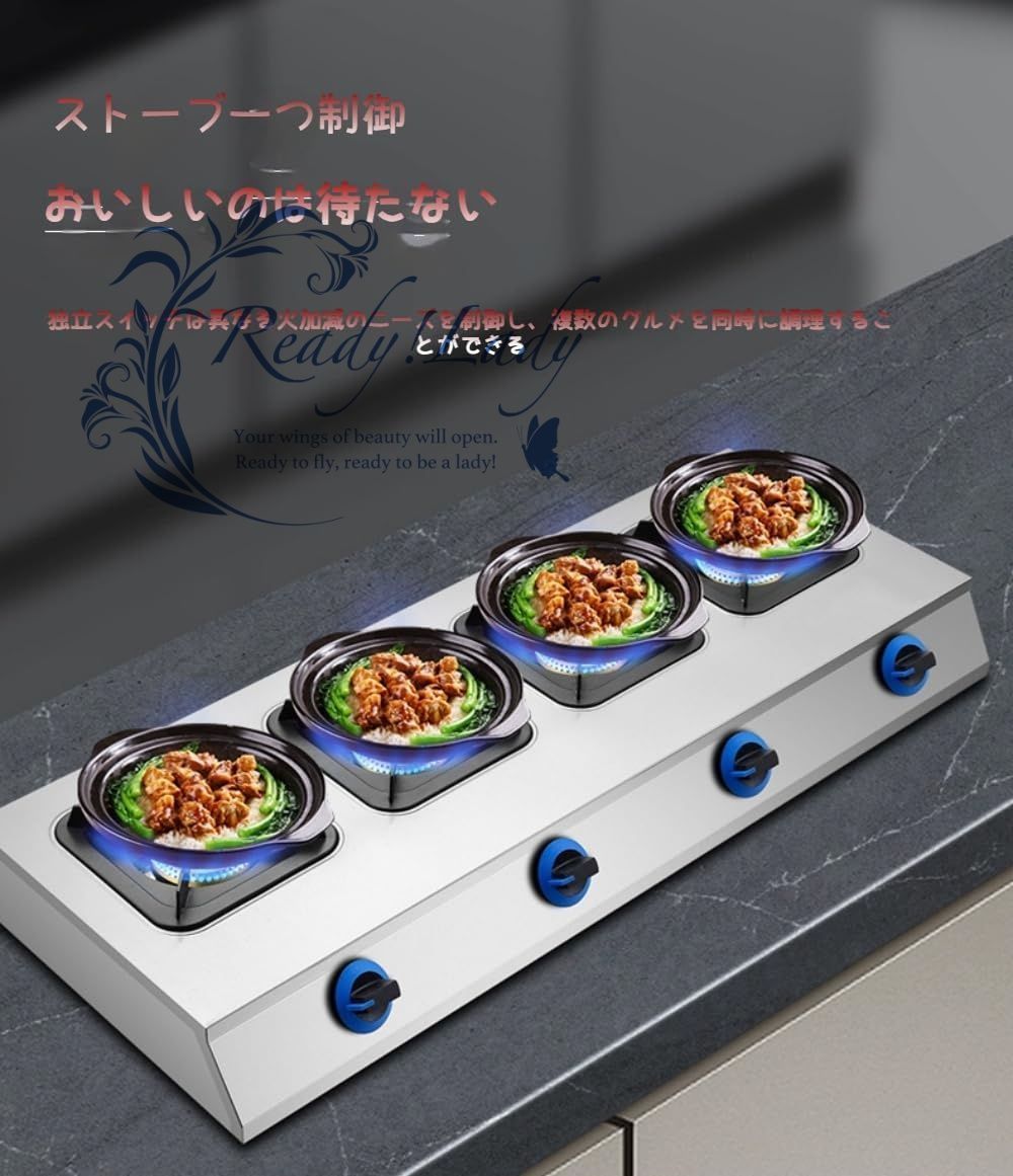 新登場家庭用 業務用土鍋天然ガスストーブ 8バーナー多穴マルチフレームアウト天然液化ストーブ 業務用低圧高火力土鍋バーナー天然家庭用液化お手入れ簡単 液化ガス 四角い8つの穴
