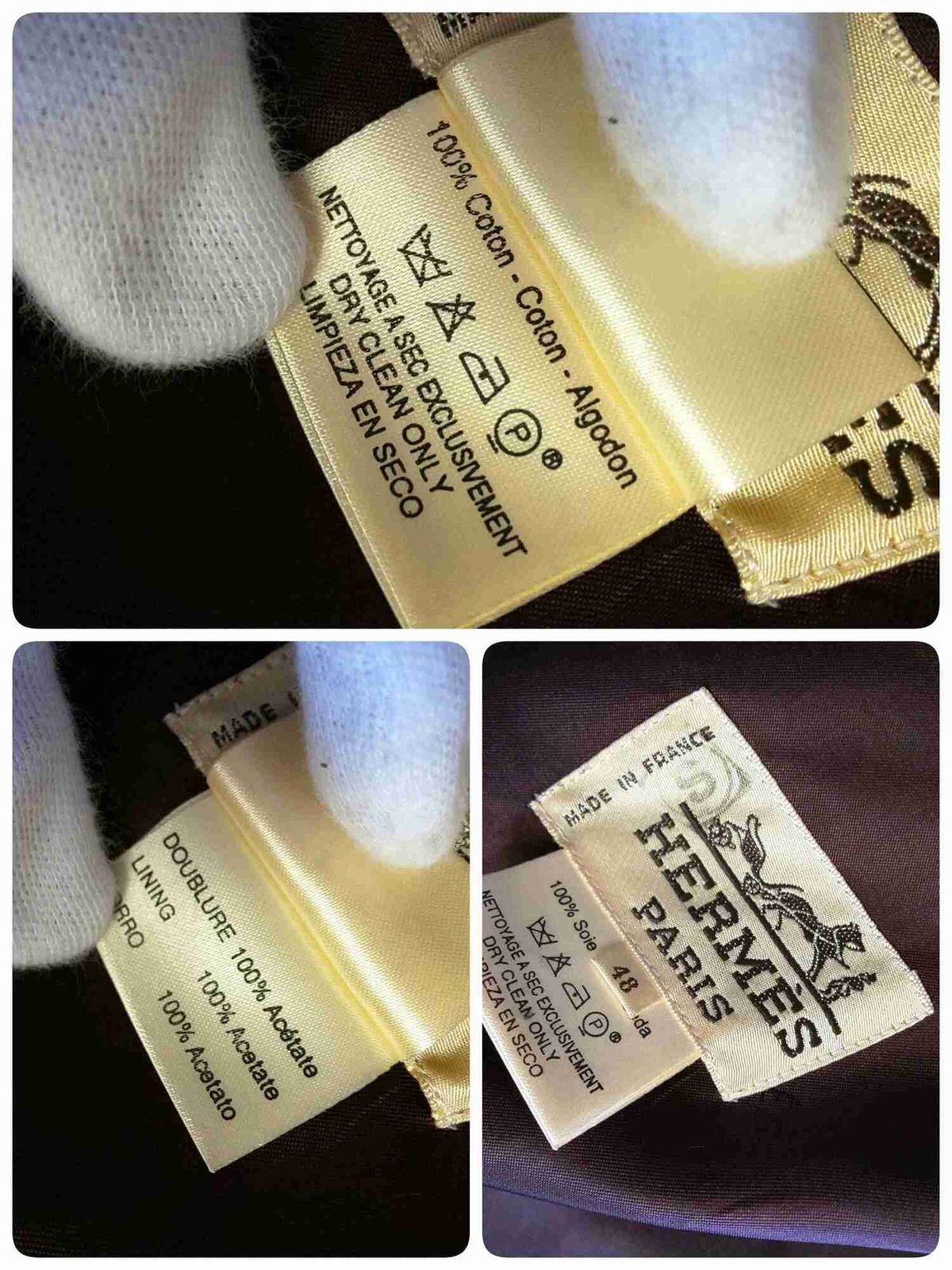 899D-03 HERMES エルメス メンズ キルティング シルク ベスト ジレ 船